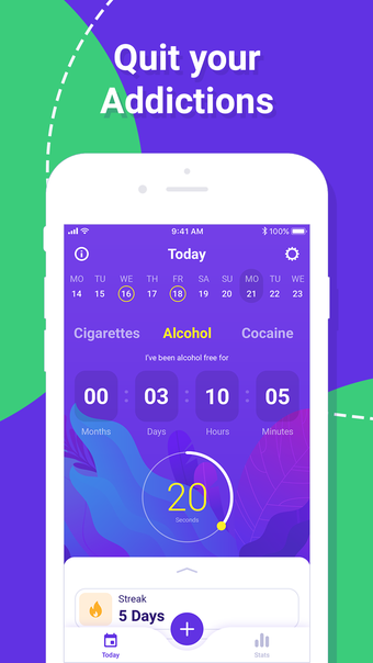 Sobriety Tracker Counter App