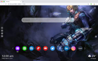 Ezreal New Tab & Wallpapers Collection