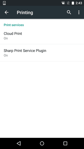 Sharp Print Service Plugin