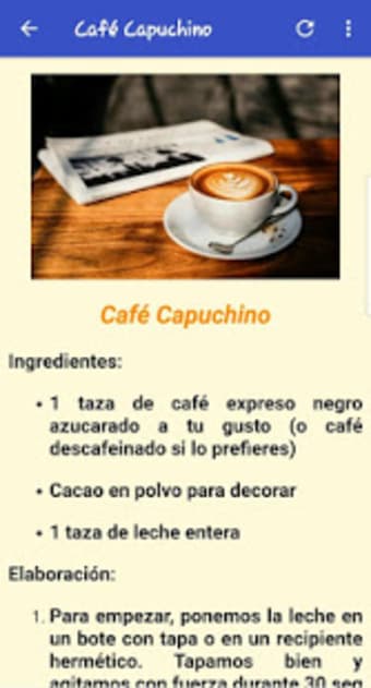 Café Chocolate y Repostería