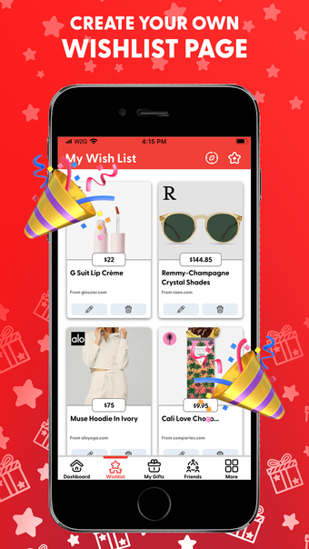 WishToGift: Wishlists  Gifts