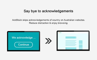 AckBlock - Acknowledgement of Country Blocker