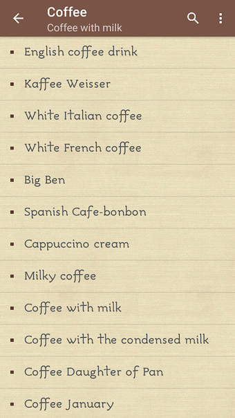 Coffeemania — coffee recipes