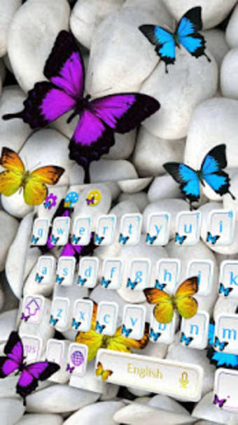 Colorful Butterflies Keypad