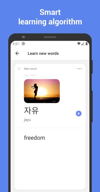 Learn Korean with flashcards