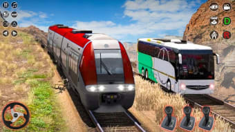 Train Racing 3d- Bus Vs Train