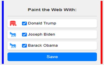 Politicians Paint the Web