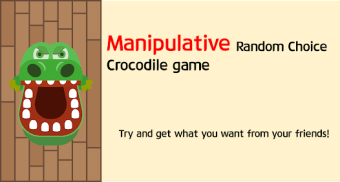 Cheating crocodile game