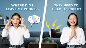 Find my phone: clap and flash