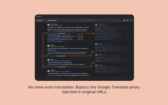 No Google Search Translation