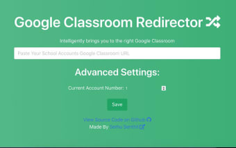 Google Classroom Redirector