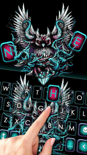 Devil Owl Wings Keyboard Theme