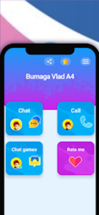 Vlad A4 Bumaga Chat Call Game