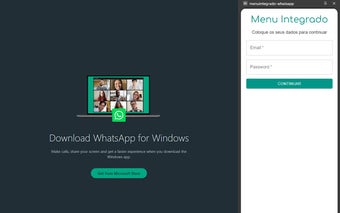 Menu Integrado - WhatsApp