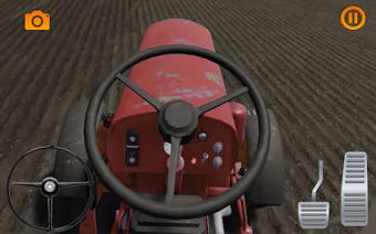 Tractor driving farming
