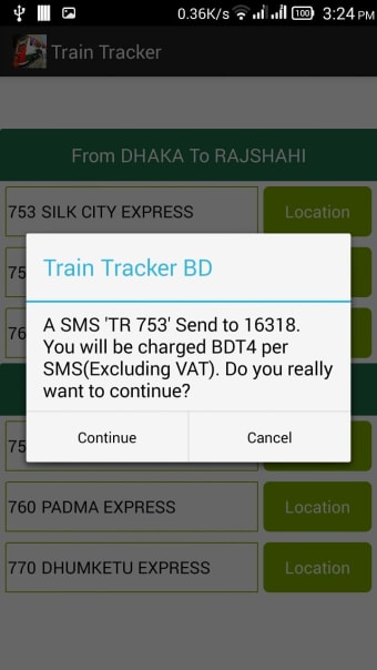 Bangladesh Train Tracker