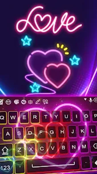 Neon LED Keyboard  Themes