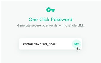 One Click Password