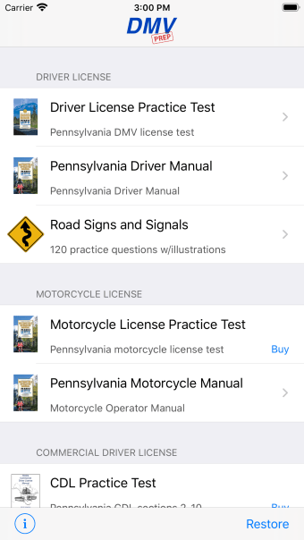 Pennsylvania DMV Test Prep