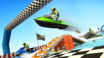 Jet Ski Stunts Racing Games - New Water Game 2021