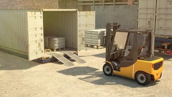 3D Forklift Simulator Parking Games 2018