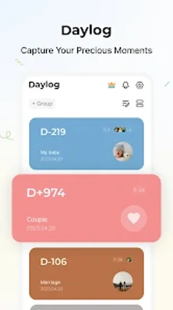 Daylog - D-Day widget Diary