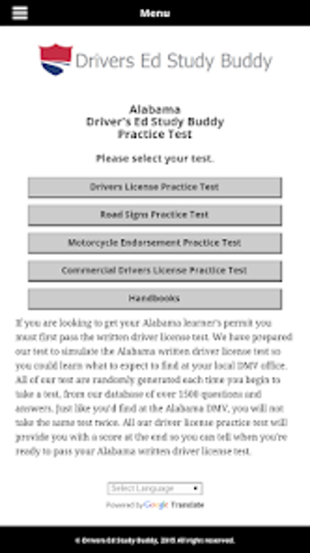 Alabama Driver License Test