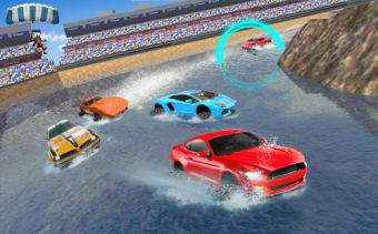 Water Car Surfer Racing Park 3D Cars Stunt Game
