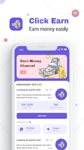 Click Earn - Easy to be rich