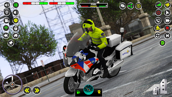 US Police Bike Chase Games 3D