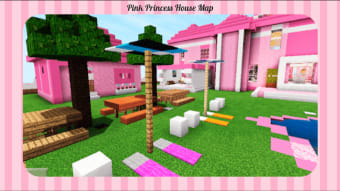 Pink Princess House MCPE Map