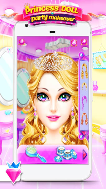 Princess Beauty Salon Dress Up Makeover For Girls