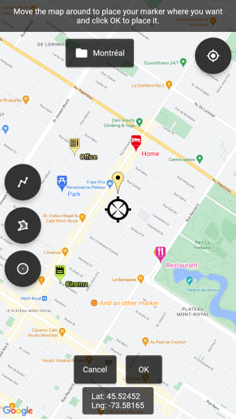 Map Marker: places organizer