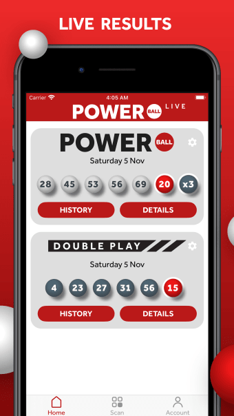 Powerball Live: Ticket Scanner