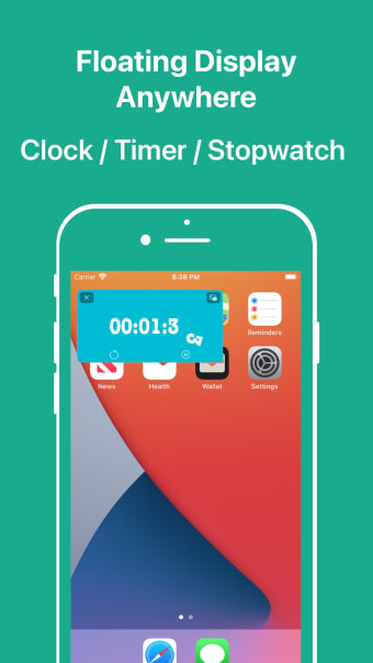 Floating Clock-TimerStopwatch
