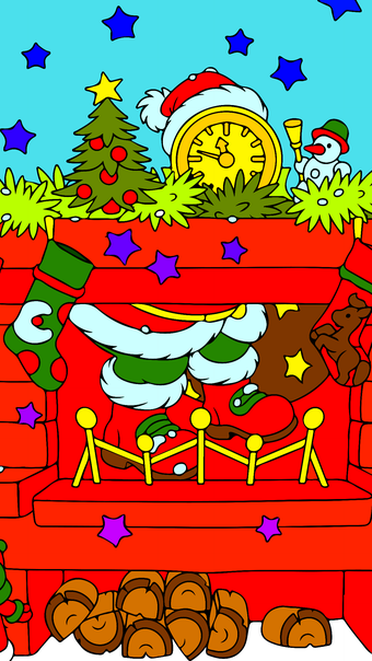 Christmas Coloring Game