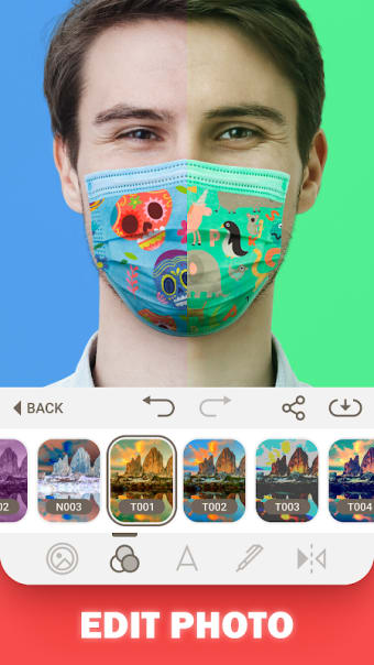 Face Mask Editor - create a surgical mask