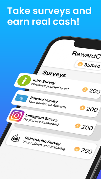 RewardCoins - Surveys for Cash