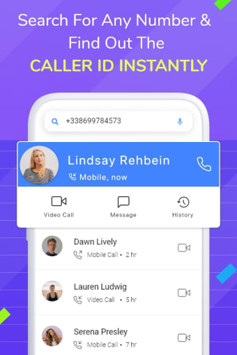 Number Lookup Caller ID Messenger Video Call
