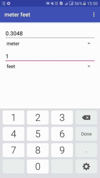 meters to feet to inches distance converter