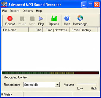 Advanced MP3 Sound Recorder