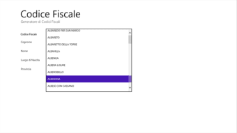 Codice Fiscale App