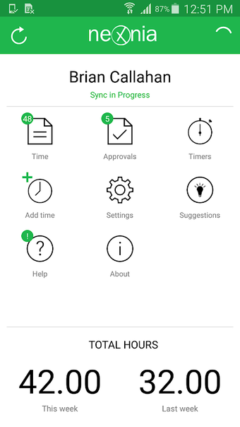 Nexonia Timesheets para Android - Descargar
