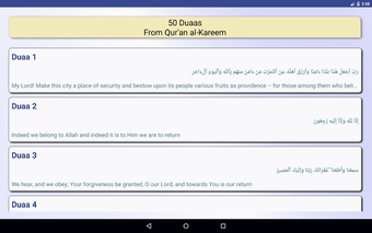 Duaas (invocations) from Quran