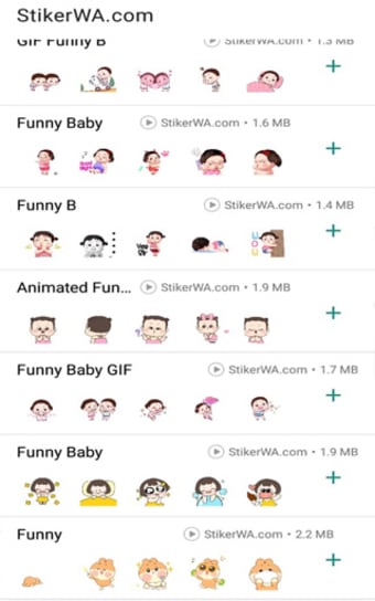 Animated Babies WAStickerApps