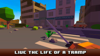 Pixel City Survival Simulator 3D
