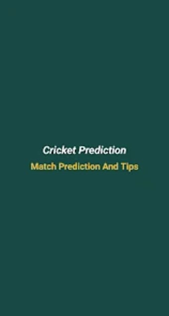 Best Cricket Prediction