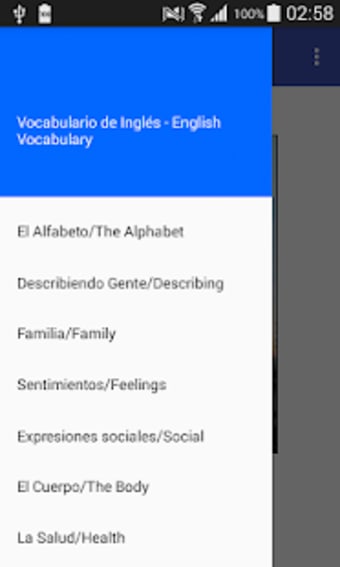 Vocabulario de Inglés