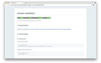 Chrome Markdown Preview