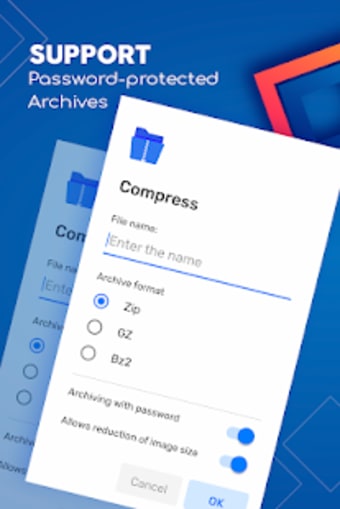 Zip tool: Compress Unzip files Extract files